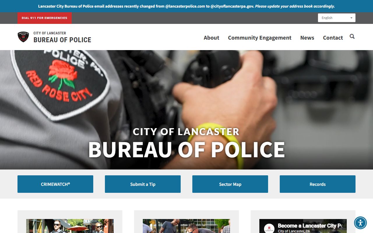 Lancaster City Police Pennsylvania court docket criminal records